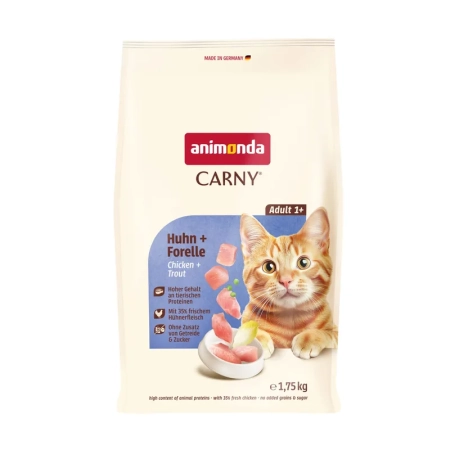 ANIMONDA Carny Cat kurczak z pstrągiem 1,75kg