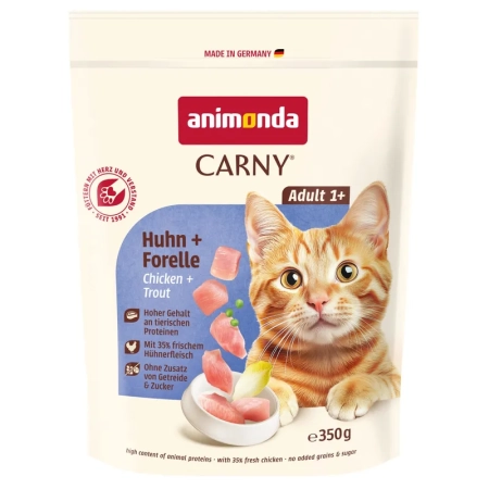 ANIMONDA Carny Cat kurczak z pstrągiem 350g