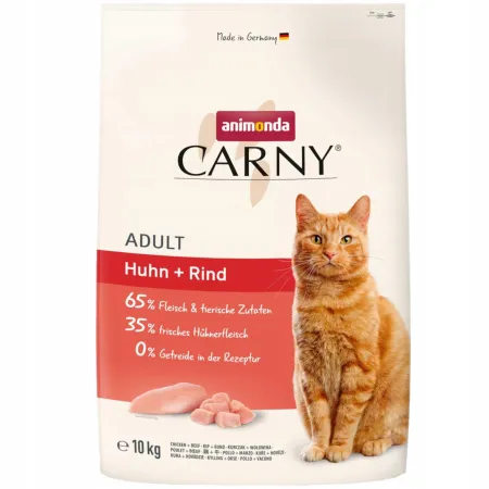 ANIMONDA Carny Cat wołowina, kurczak 10kg