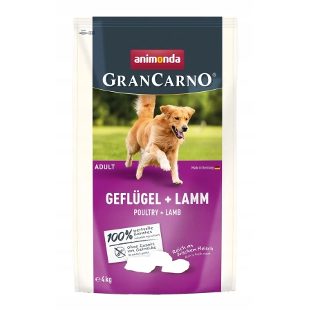 ANIMONDA GranCarno Adult drób, jagnięcina 4kg