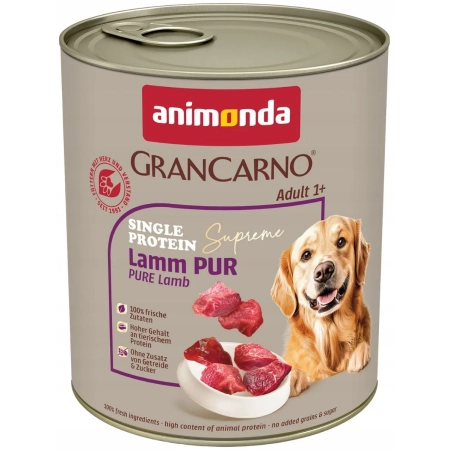 ANIMONDA GranCarno Single Protein jagnięcina 800g