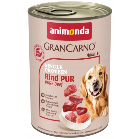 ANIMONDA GranCarno Single Protein wołowina 400g
