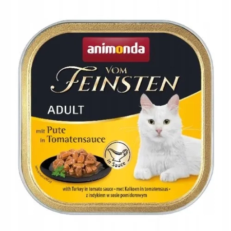 ANIMONDA Vom Feinsten Adult indyk w sosie pomidorowym 100g