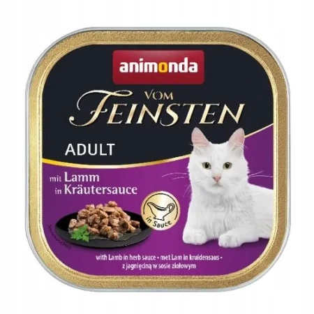 ANIMONDA Vom Feinsten Adult jagnięcina w sosie ziołowym 100g