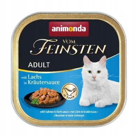 ANIMONDA Vom Feinsten Adult łosoś w sosie ziołowym 100g