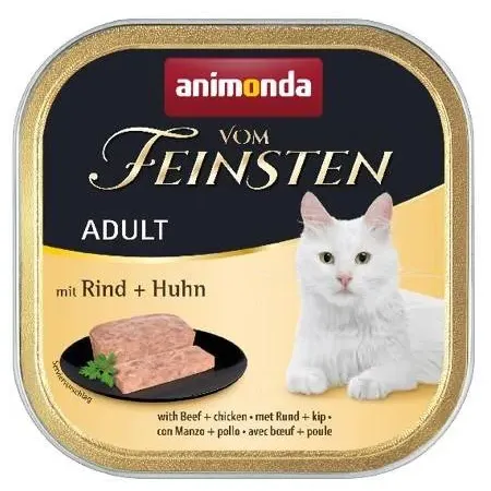 ANIMONDA Vom Feinsten Adult wołowina z kurczakiem 100g