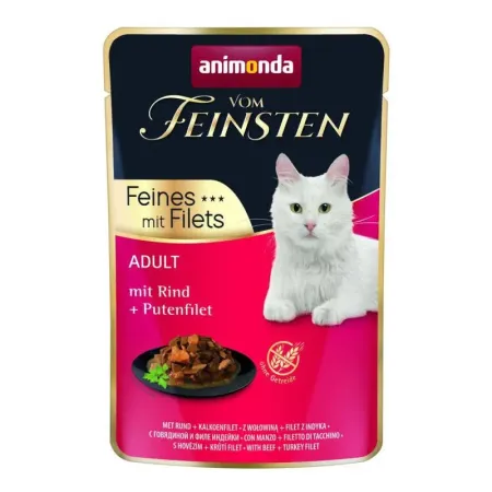 ANIMONDA Vom Feinsten Fines mit filets wołowina, indyk 85g