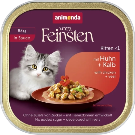 ANIMONDA Vom Feinsten Kitten kurczak z cielęciną 85g