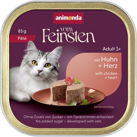 ANIMONDA Vom Feinsten kurczak z sercami 85g