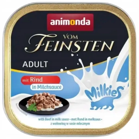 ANIMONDA Vom Feinsten Milkies wołowina w sosie mlecznym 100g