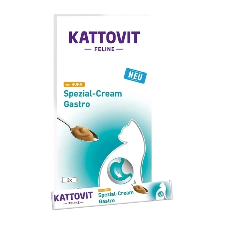 KATTOVIT PASTA GASTRO CREAM 6X15g przysmak dla kotów
