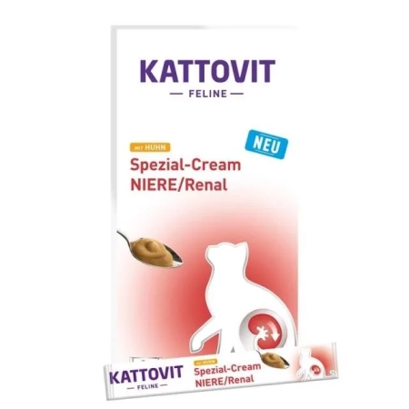 KATTOVIT PASTA RENAL CREAM Z KURCZAKIEM 6X15G przysmak dla kota