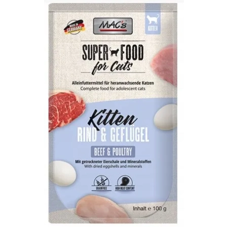 MAC's Cat Kitten wołowina, drób 100g