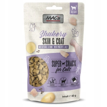 MAC's Cat Shakery Snacks skóra i sierść 60g