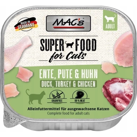 MAC's Cat tacka kaczka, indyk, kurczak 100g