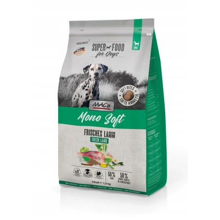 MAC's Dog Soft Mono jagnięcina 1,5kg