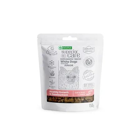 Natures Protection SC White Dogs Junior Healthy GrowthDevelopment Insects 150g