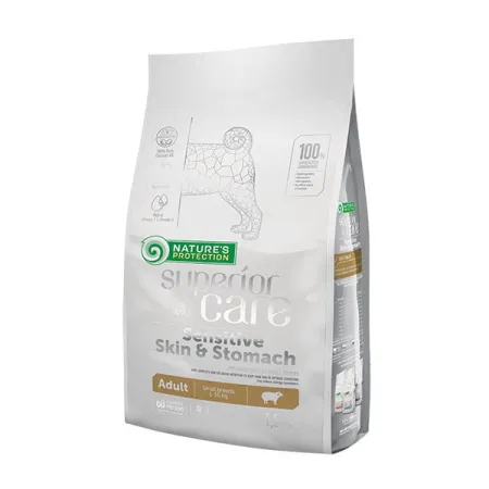 Natures Protection Sensitive SkinStomach Adult Small Breeds Jagnięcina 1,5kg