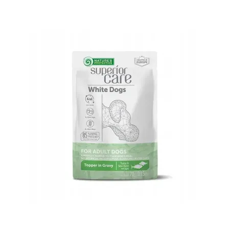 Natures Protection Superior Care White Dogs Adult Tuńczyk, okoń 70g