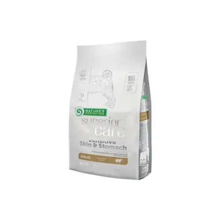 Natures Protection White Dogs Adult Small Breed Jagnięcina 1,5Kg