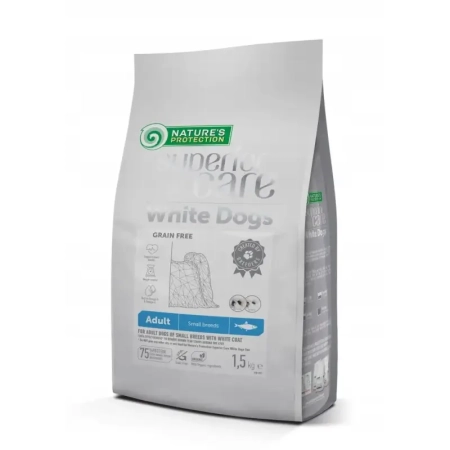 Natures Protection White Dogs Small Dog Śledź 1,5kg