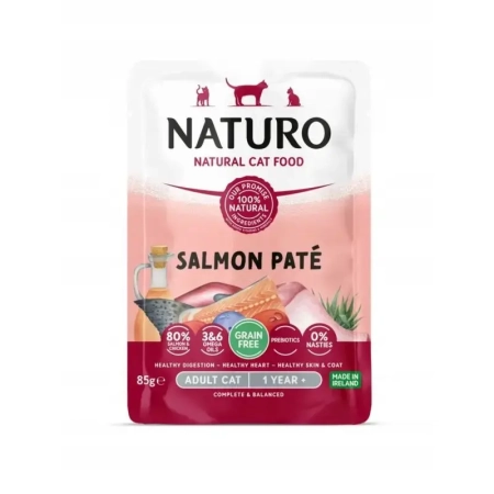 Naturo Grain Free Adult Łosoś Pasztet 85g