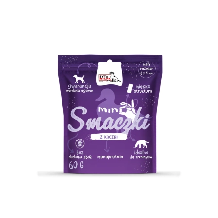 Syta Micha Mini smaczki dla psa z kaczki 60g
