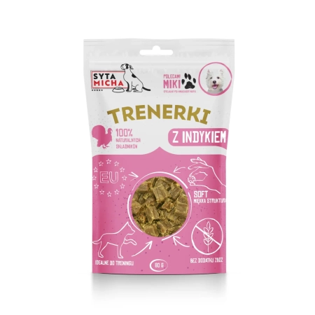 Syta Micha Trenerki z indykiem 80g