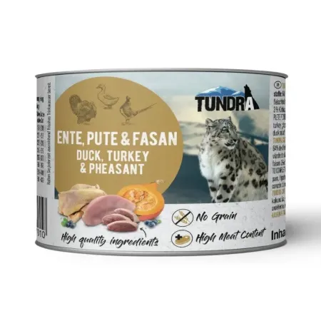 Tundra Cat Kaczka, Indyk, Bażant 200g